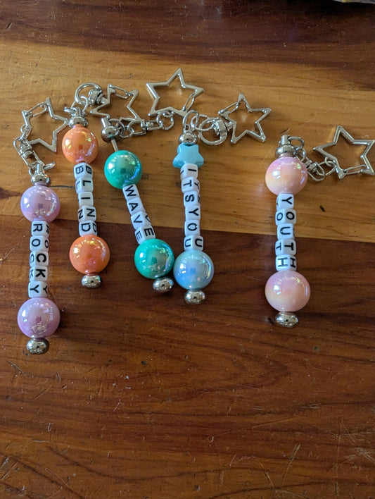 Ateez song inspired keychains